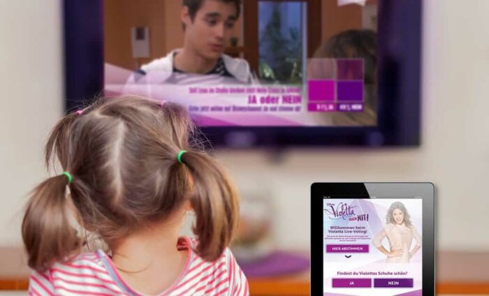 Mobile App Referenzen - Live Voting App - Disney Violetta