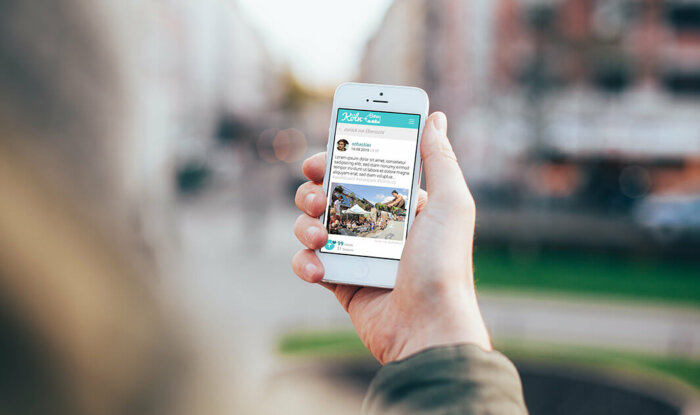 Mobile App Referenzen - Web-App Stadt-Buzz